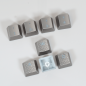 Preview: Silber-Graue Tastenkappen Keycaps